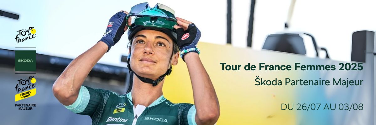 Škoda Villemomble - Škoda, partenaire majeur du Tour de france Femmes 2025