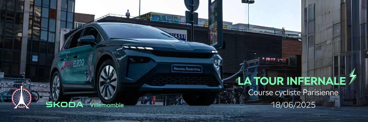 Škoda Villemomble - Škoda Villemomble roule en tête avec la Tour Infernale